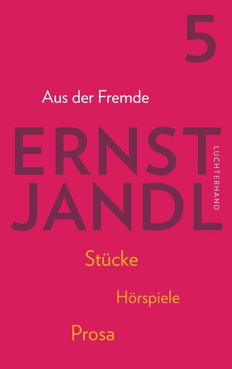 Produktbild Aus der Fremde (Deutsch, Ernst Jandl, 2016)