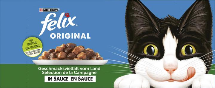Produktbild Felix Fleisch und Geflügel in Sauce (Adult, 12 Stk., 1160 g)