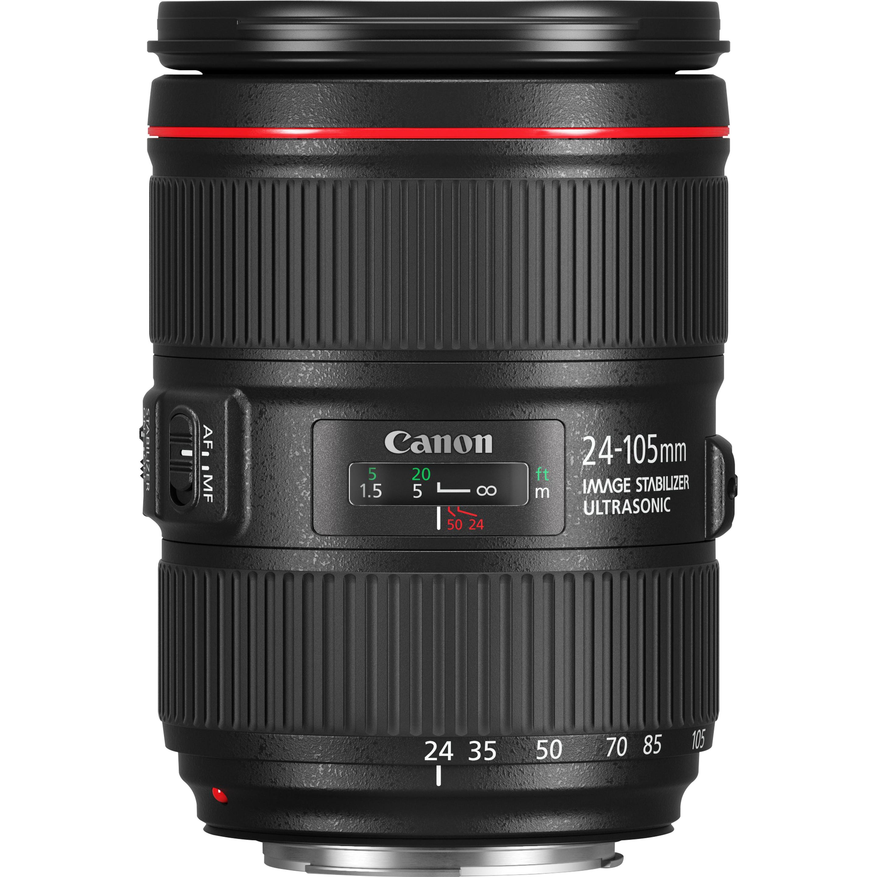 Canon EF 24-105mm / 4.0 L IS II USM - (EU) (Canon EF, Vollformat), Objektiv, Schwarz