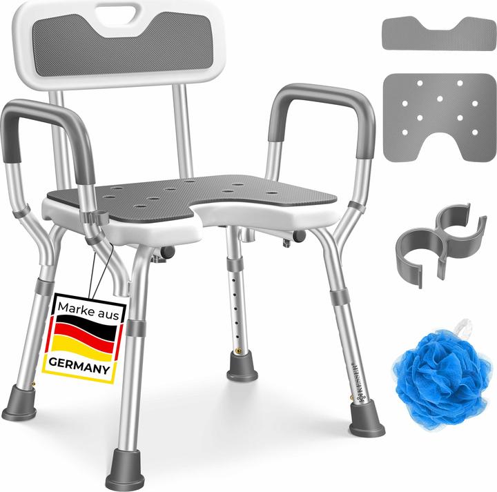 Produktbild Kesser Duschhocker mit Lehne (150 kg)