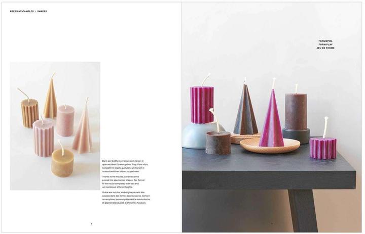 Actual product image Rico Design Candle mould instruction book (German, 2023)