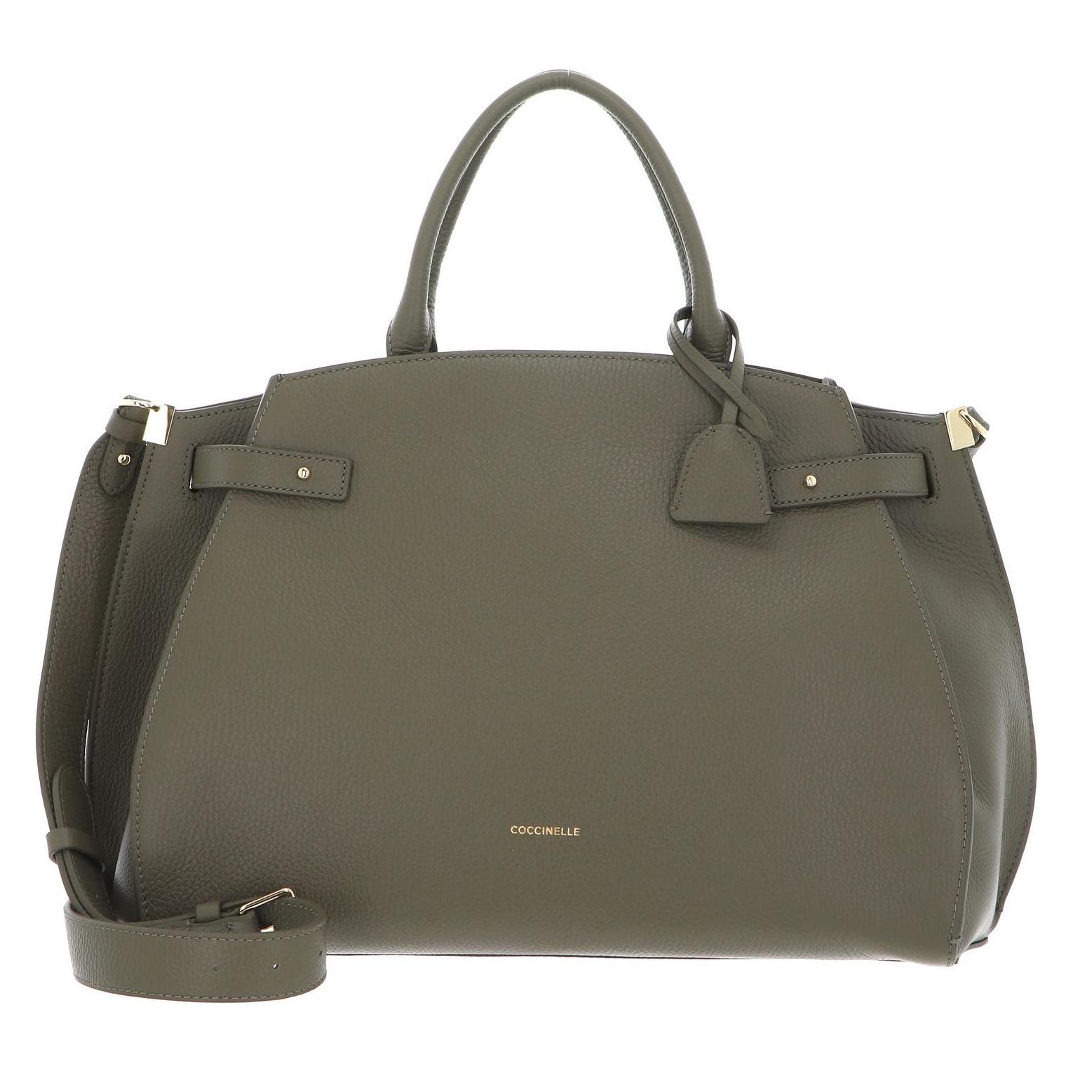 Coccinelle, Damen, Handtasche, Kliche Handbag Grained Leather