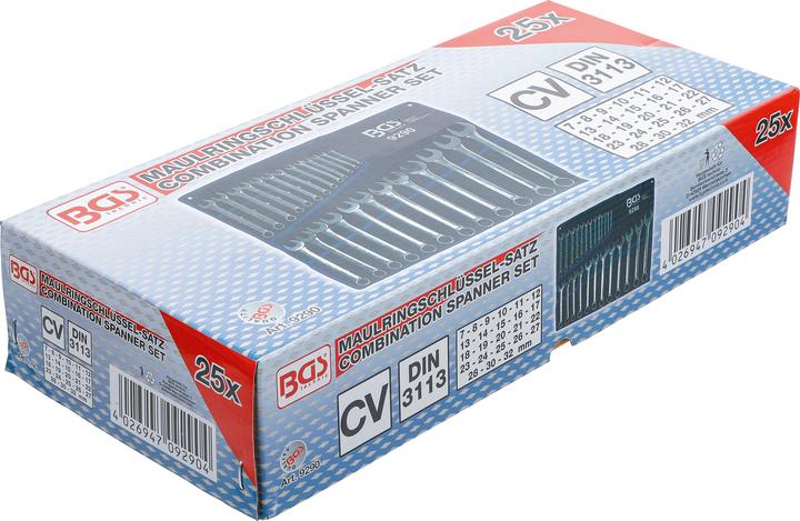 Image du produit BGS Jeu de clés mixtes à fourche (10 mm, 11 mm, 12 mm, 13 mm, 14 mm, 15 mm, 16 mm, 17 mm, 18 mm, 19 mm, 20 mm, 21 mm, 22 mm, 23 mm, 24 mm, 25 mm, 26 mm, 27 mm, 28 mm, 30 mm, 32 mm, 6 mm, 7 mm, 8 mm, 9 mm)