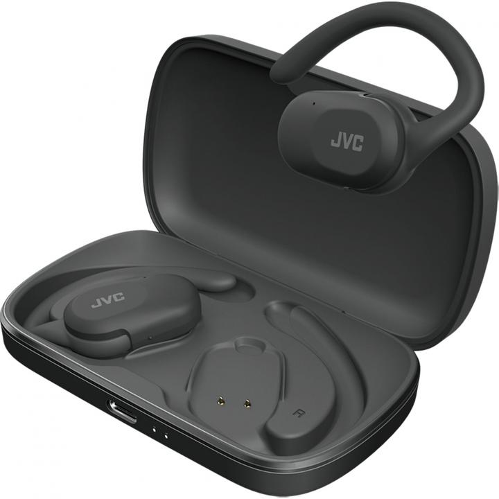 Actual product image JVC HA-NP40T-BU black (No noise cancellation, 26 h, Wireless)