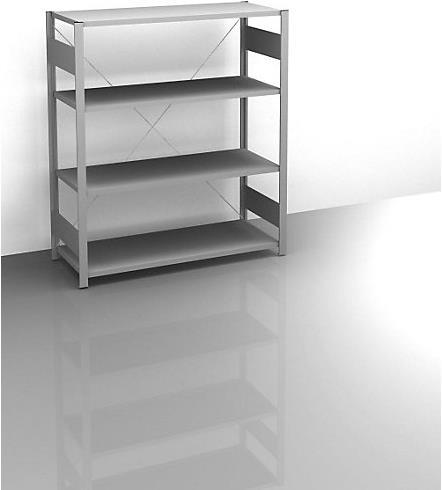 Actual product image kaiserkraft Sideboard plug-in shelf, galvanised