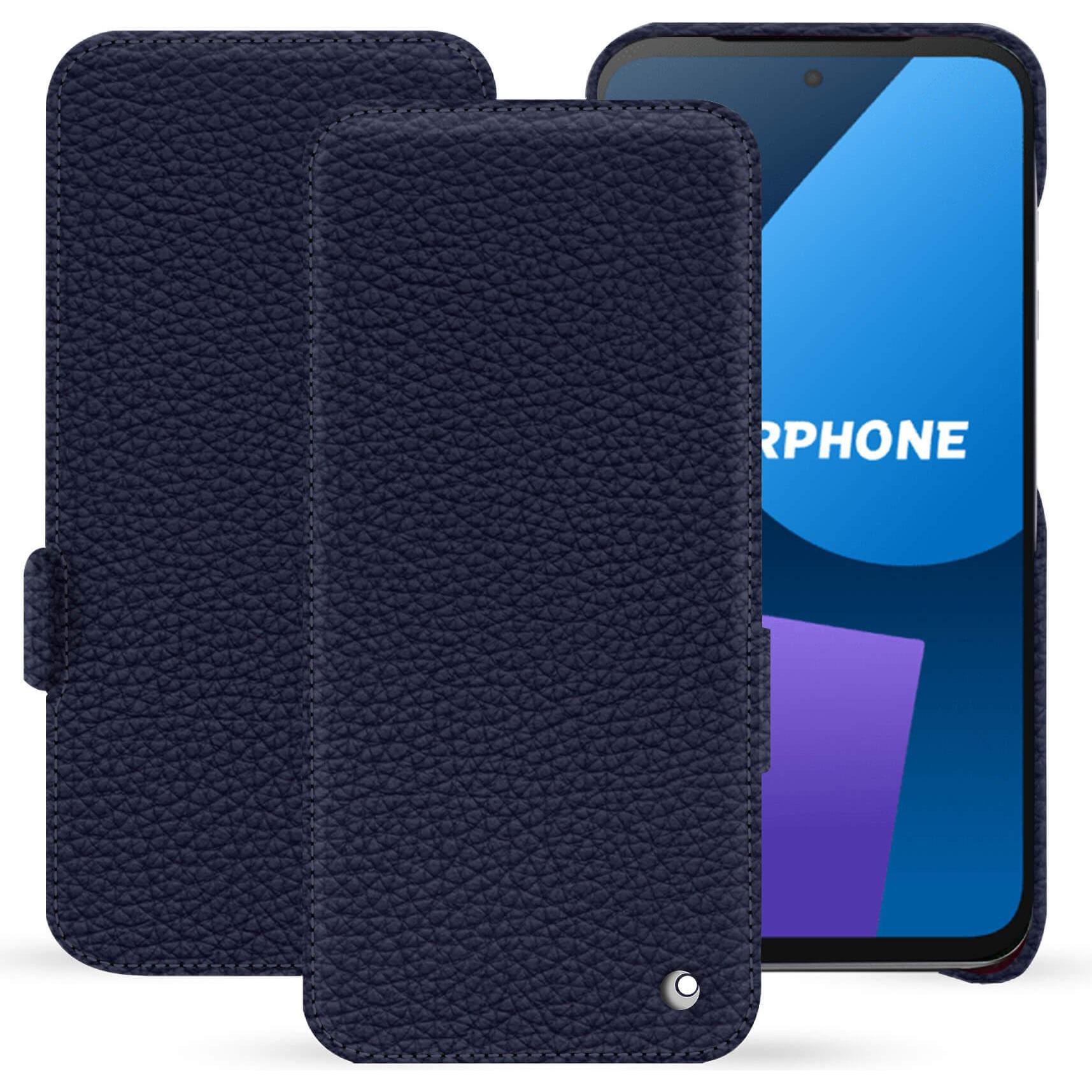 Noreve Lederschutzhülle horizontal (OnePlus 5), Smartphone Hülle, Violett