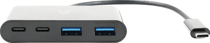Produktbild V7 USB-C to 4IN1 HUB PORT ADAPTER (USB-C, 4 Ports)