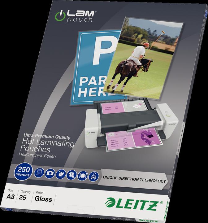 Actual product image Leitz Laminating film (A3, 25 Piece, 250 µm)