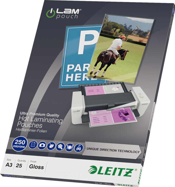 Produktbild Leitz Laminierfolie (A3, 25 Stück, 250 µm)