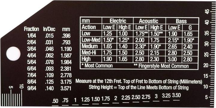 Actual product image Nomad MN602 Prec. String Action Gauge