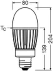 Produktbild Ledvance HQL LED P 6000LM 41W 840 E40 (E40, 41 W, 6000 lm, 1 x, D)