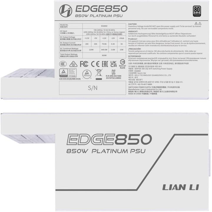 Produktbild Lian-Li Edge (850 W)