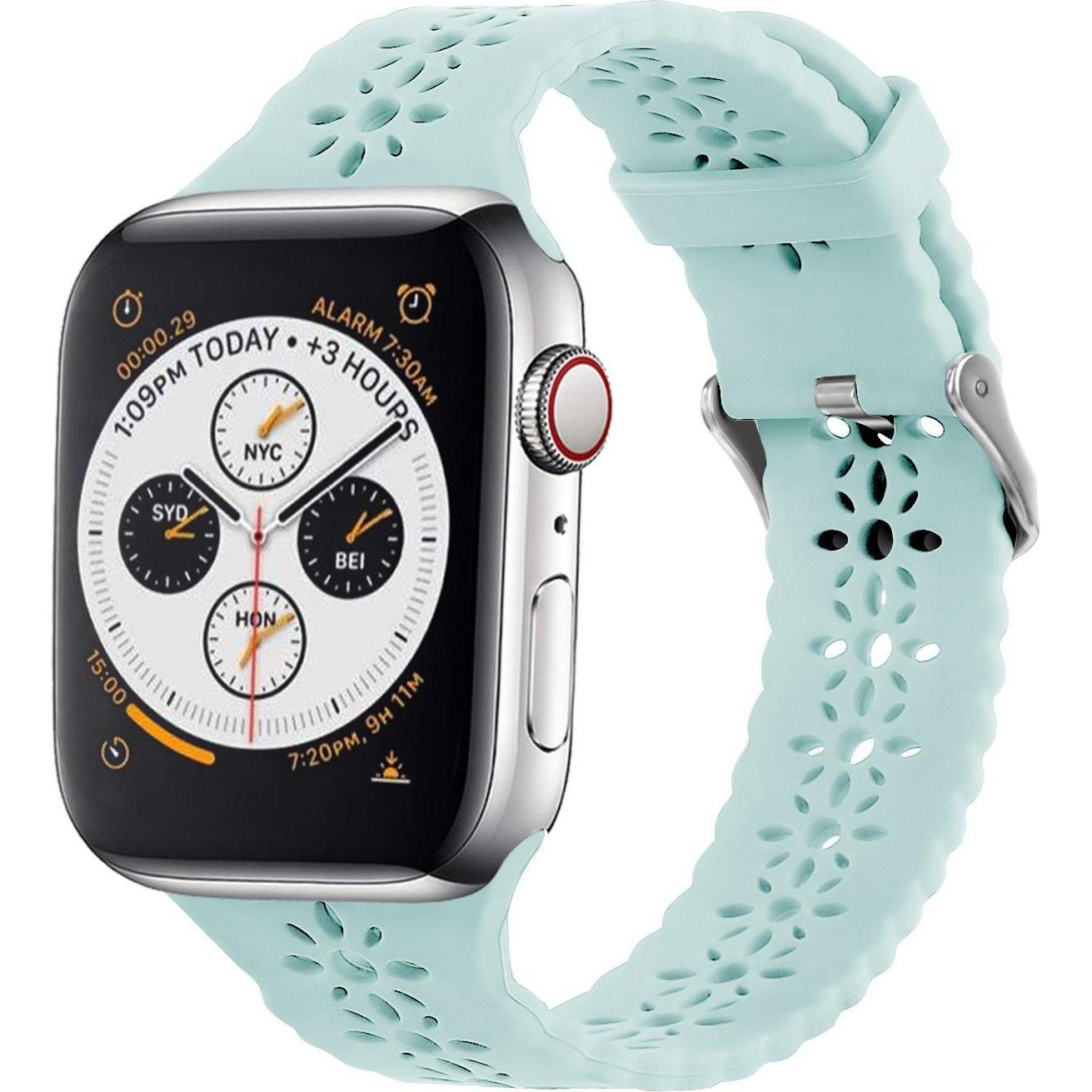 Strap-it Silikonarmband (Silikon, Apple Watch), Uhrenarmband, Grün