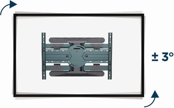 Image du produit Gembird Rotation full Motion Wall Mount (Mur, 50 kg, 40" - 80")