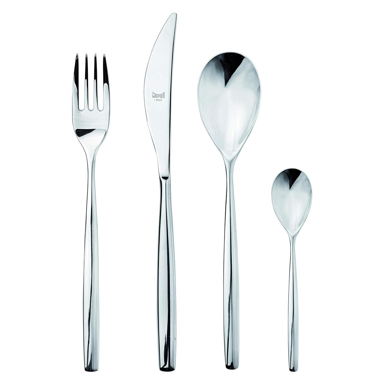 Mepra Set Van Bestek 24el., Bestek, Zilver