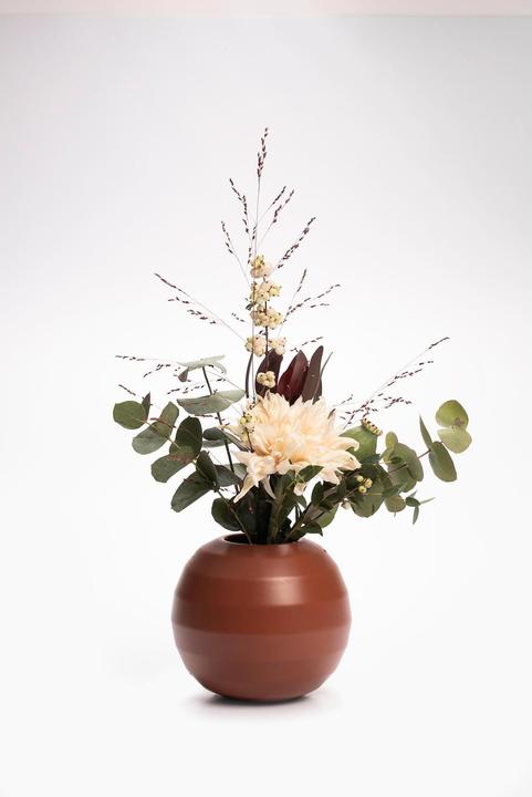 Produktbild Markslöjd Vase Omfamna 14 cm, Rotbraun (1x)