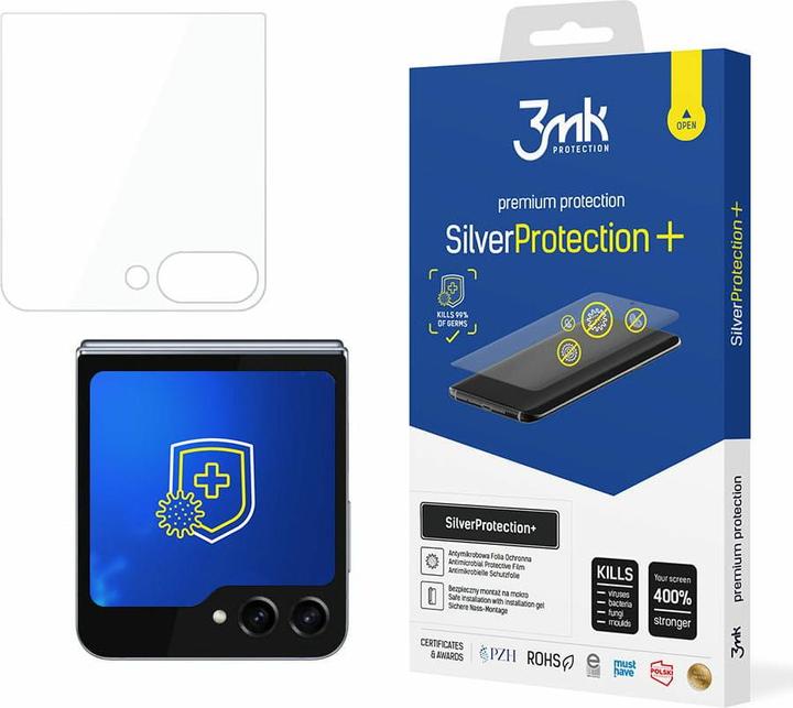 Actual product image 3MK protective film SilverProtection+ for Samsung Galaxy Z Flip 5 (1 pcs., Samsung Galaxy Z Flip 5G)