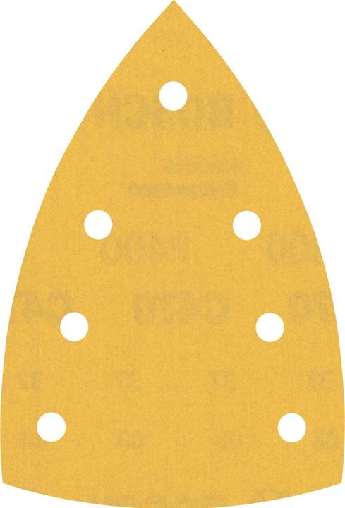 Actual product image Bosch Professional Zubehör EXPERT C470 Sandpaper with 7 holes for multi-sander, 100 x 150 mm, G 400, 10 pcs. (400)