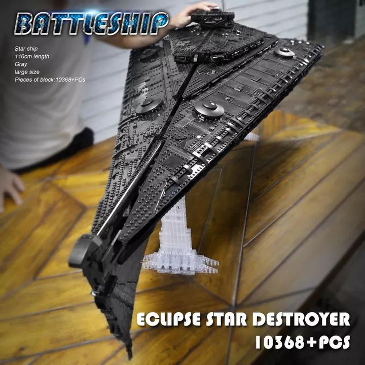 Actual product image Mould King battleship Eclipse