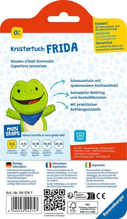 Produktbild Ravensburger ministeps: Knistertuch Frida