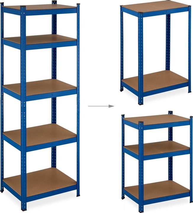Actual product image Relaxdays Heavy duty shelving