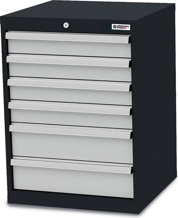Produktbild Werkzeugstore24 Schubladenschrank B x T x H 600 x 575 x 820 mm - -100191 (60 cm, 82 cm)