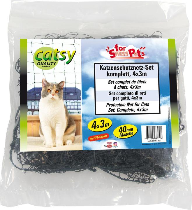 Image du produit Swisspet Kit filet pour chats complet 4x3m