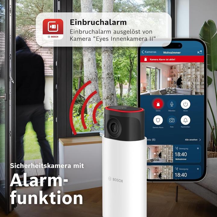 Actual product image Bosch Smart Home Eyes indoor camera II