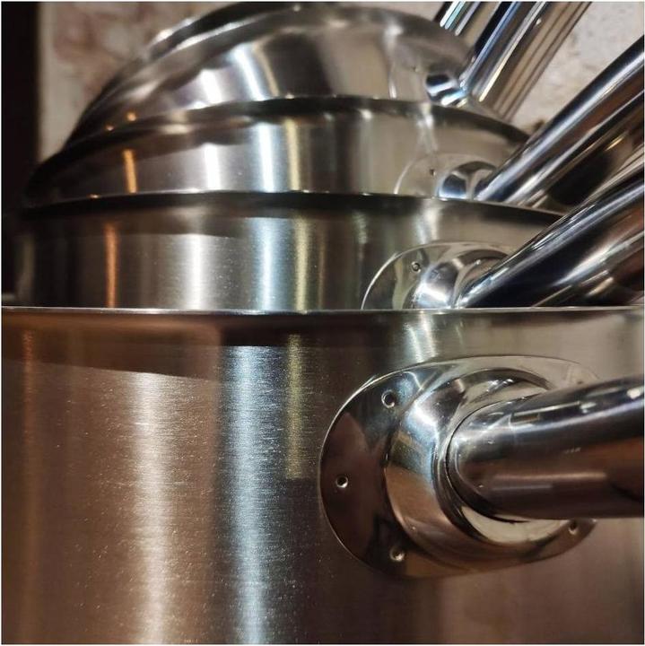 Produktbild de Buyer PRIM'APPETY Stielkasserolle Ø28cm, 2 Griffe, Induktion (28 cm, Stielkasserolle, Edelstahl)