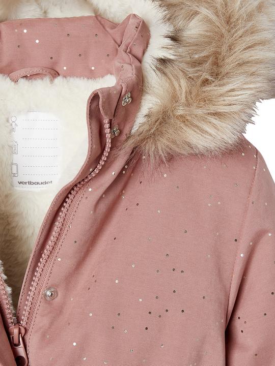 Image du produit Vertbaudet Warme Mädchen Winterjacke mit Glitzer und Webpelz, Recycling-Wattierung (122)