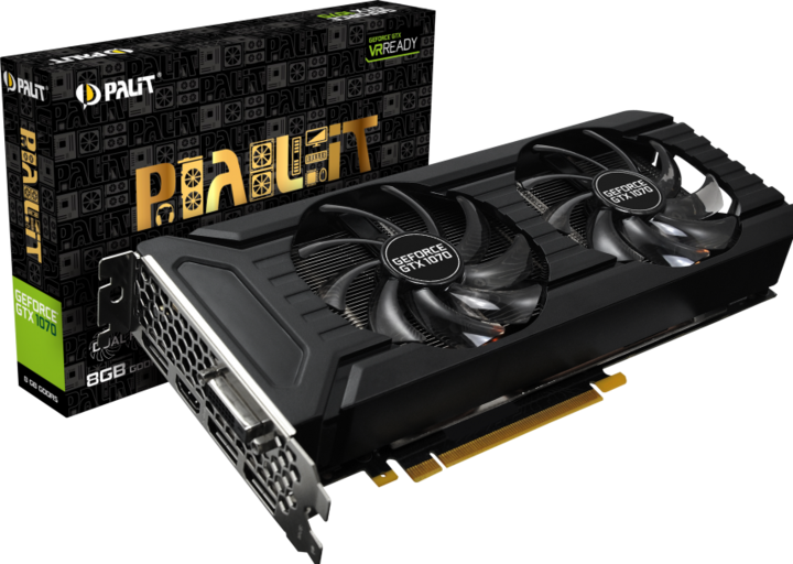 Produktbild Palit GeForce GTX 1070 Dual (8 GB)