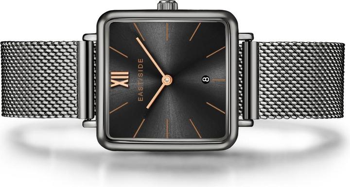 Immagine prodotto Eastside Orologio al quarzo da donna Grand in acciaio inox antracite - 24167 (Orologio da polso analogico, 37.60 mm)