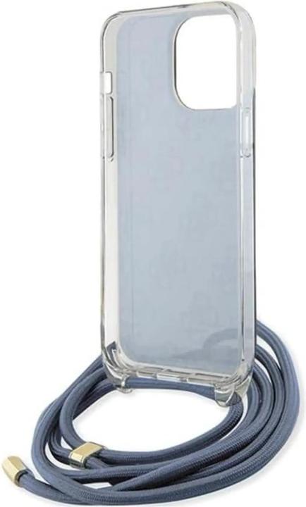 Produktbild Guess GUHCP15LHC4SEB iPhone 15 Pro 6.1" niebieski/blue hardcase Crossbody Cord 4G Print (Apple iPhone 15 Pro)