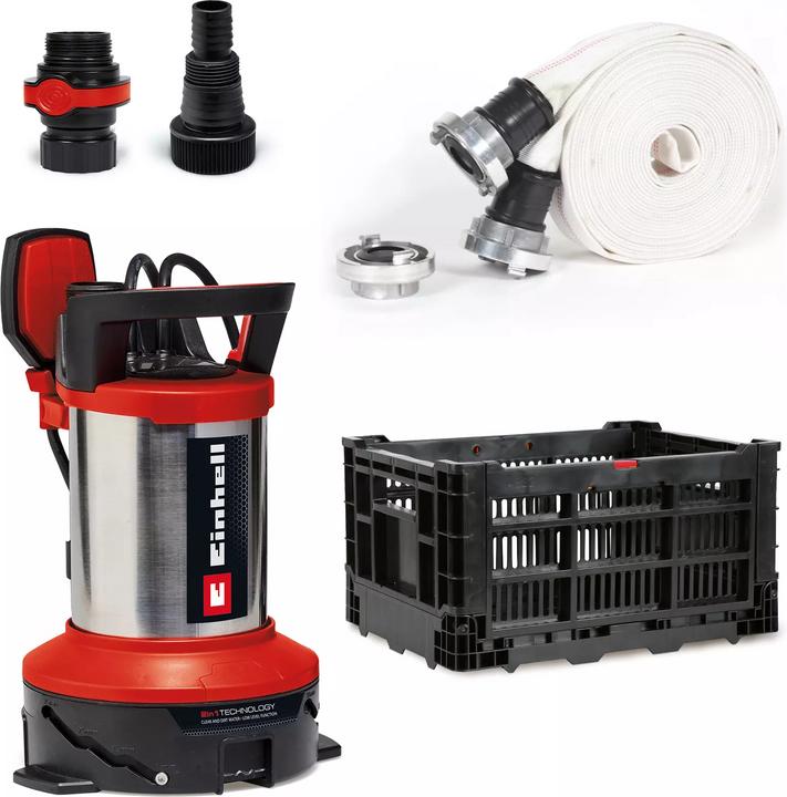 Actual product image Einhell Flutset GE-DP 7535 N LL ECO 4181515 Schmutzwasser-Tauchpumpe 18500 l/h (Sewage pump)