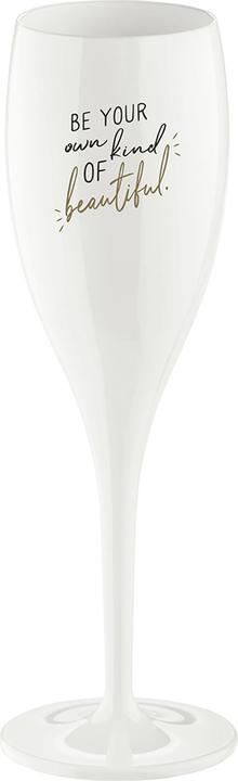 Produktbild Koziol Sektglas Superglas Be your own 100 ml, 1 Stück, Weiss (10 cl, 1 Glas, Sektgläser)