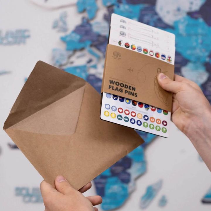 Image du produit Enjoy The Wood Drapeaux en bois - stickers (263 Autocollants)