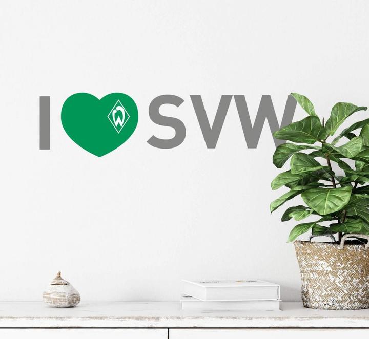 Actual product image SV Werder Bremen Werder Bremen I Love SVW (100 x 24 cm)