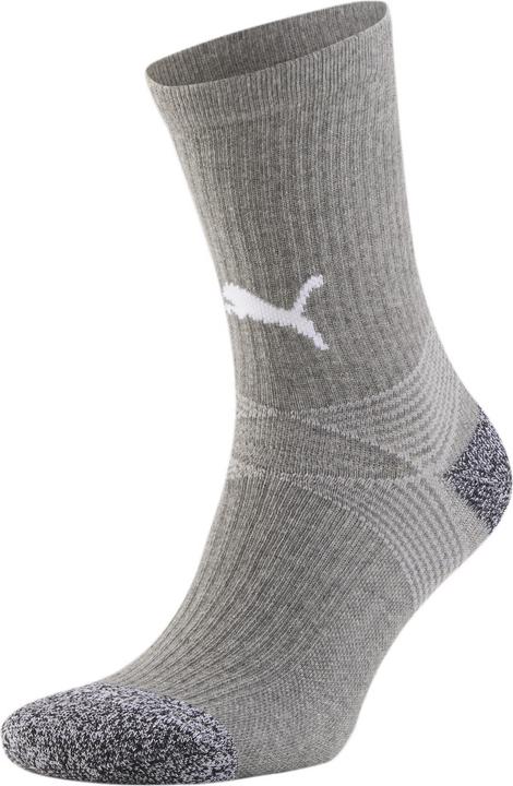 Medium Gray Heather-PUMA White