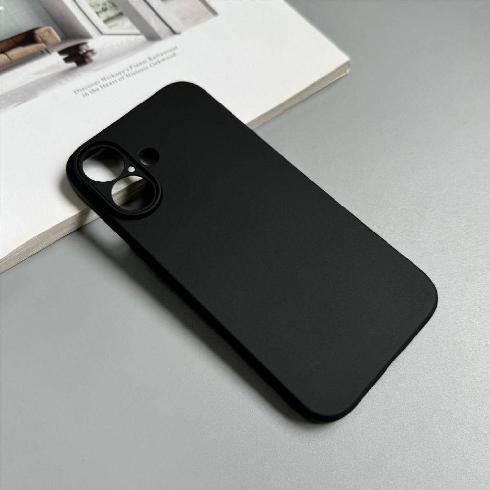 Thumbnail - Hurtel Soft Case for iPhone 16 - black (Apple iPhone 16), Smartphone Hülle, Schwarz