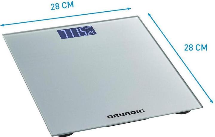 Produktbild Grundig Body scale white 28x28x2,2cm (180 kg)