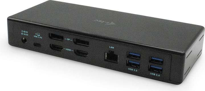 Actual product image i-tec USB-C Quattro Display Docking Station with Power Delivery 85 W - Wired - USB