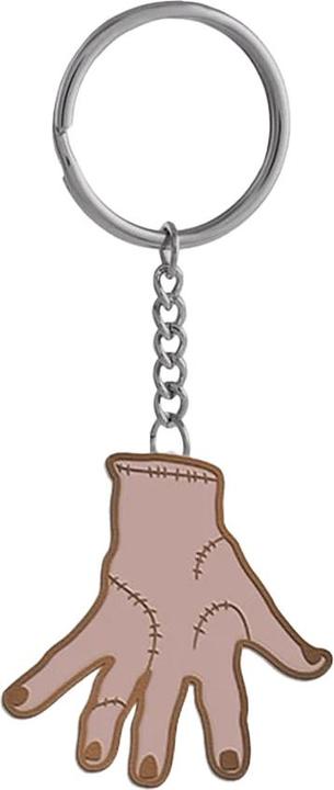 Actual product image Wednesday Metal Thing Keyring