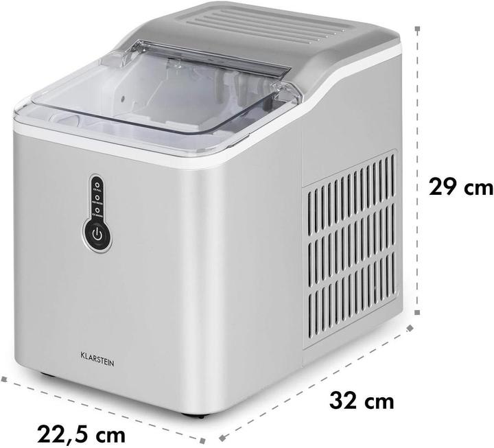 Image du produit Klarstein Machine à glaçons Chillout, argent
