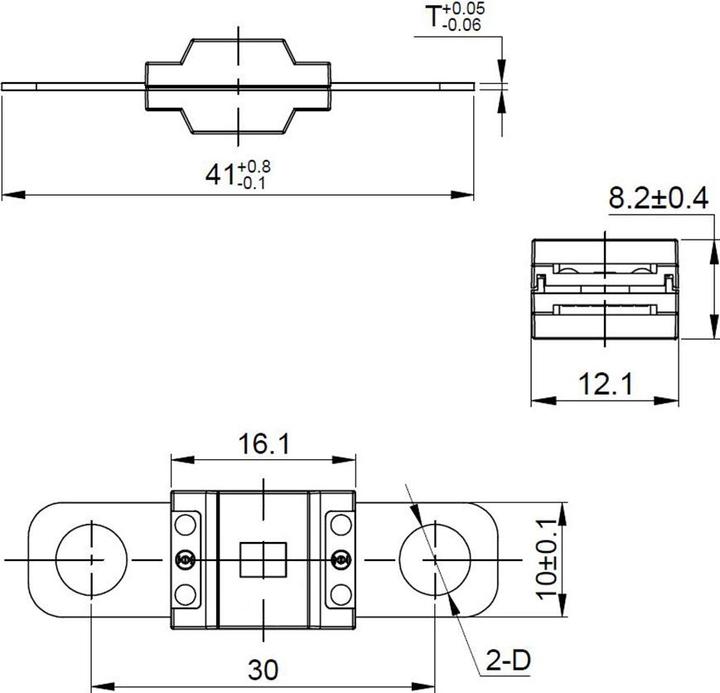 Actual product image Offgridtec Set of 5 MIDI fuse 50A 58V (50 A)