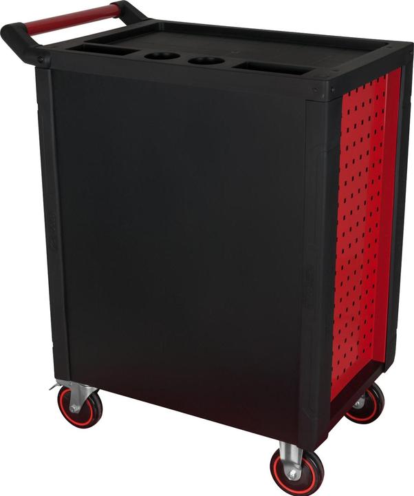 Produktbild KS Tools RACINGline SCHWARZ/ROT Werkstattwagen mit 7 Schubladen (1x)