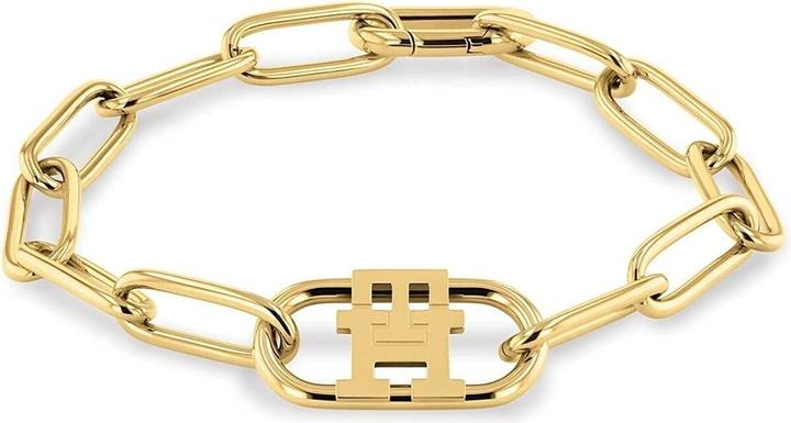 Tommy Hilfiger TH Monogram Armband (17.50 cm, Edelstahl)