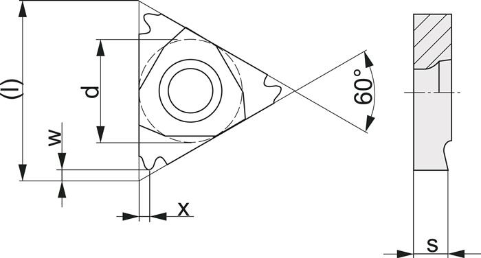 Image du produit Tecwerk Wendeschneidplatte