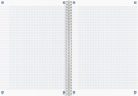 Actual product image Oxford Touareg spiral notebook (A5, Checked, Soft cover)