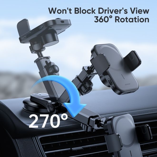Image du produit Joyroom Porte-charge magnétique sans fil pour voiture (tableau de bord)