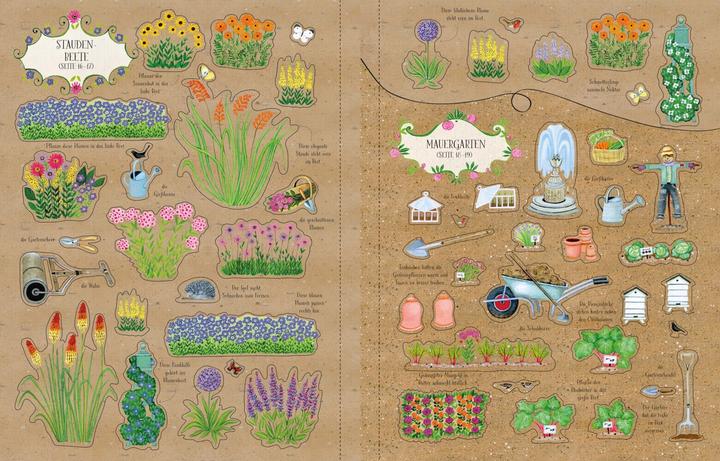 Produktbild Mein Stickerbuch: Gartenträume (300 Sticker)